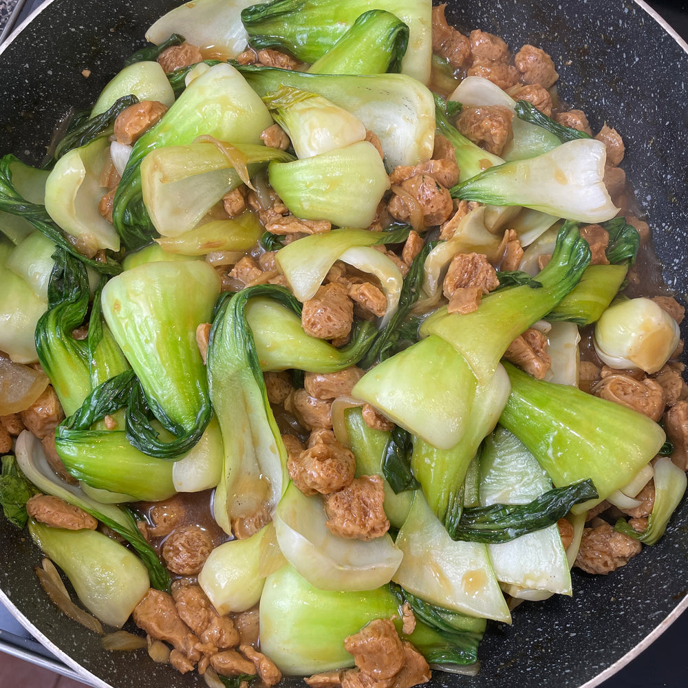 So-yay Chunks + Baby Bok Choy