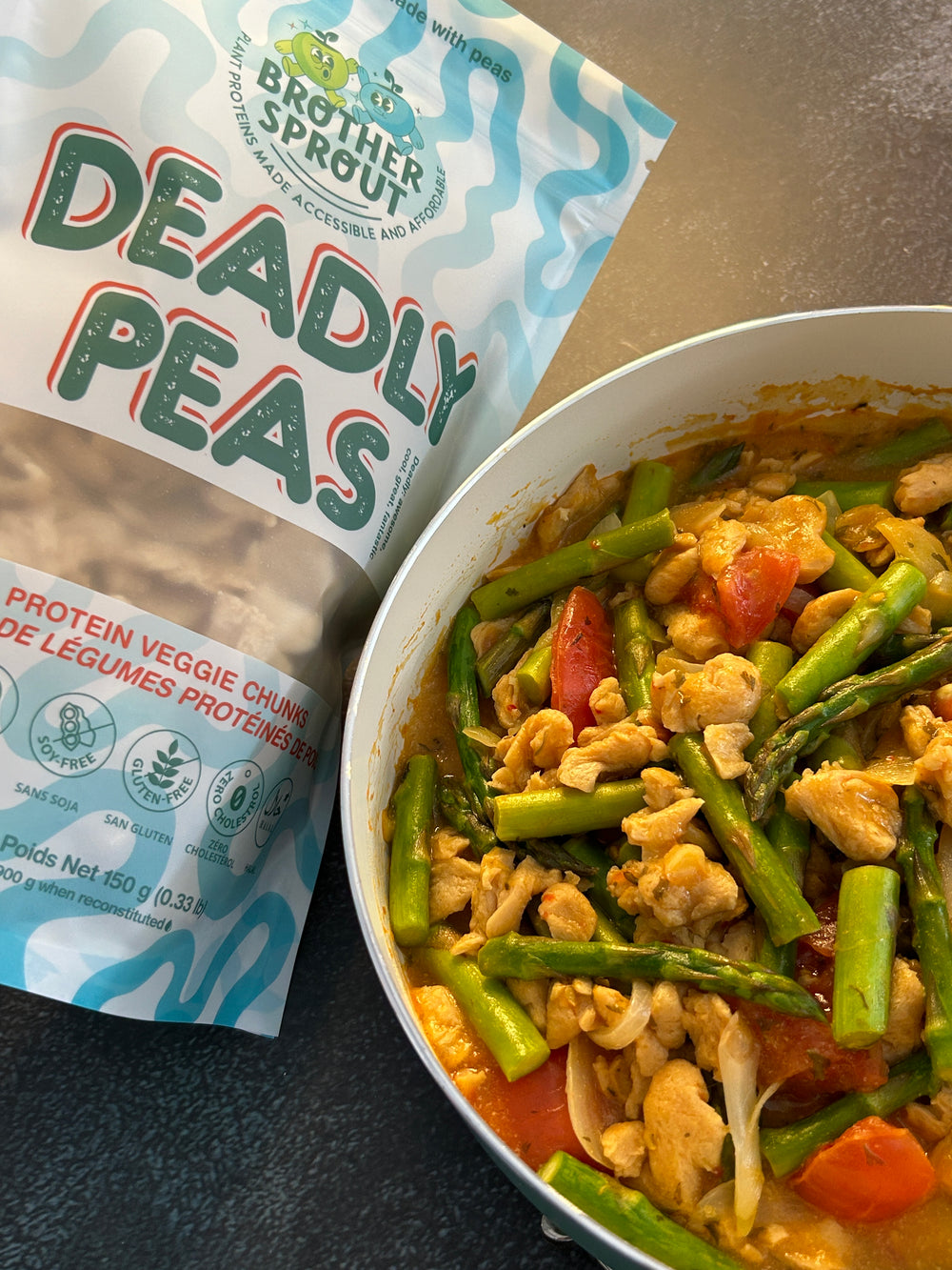 Lemon & Herb Peri Peri Peas