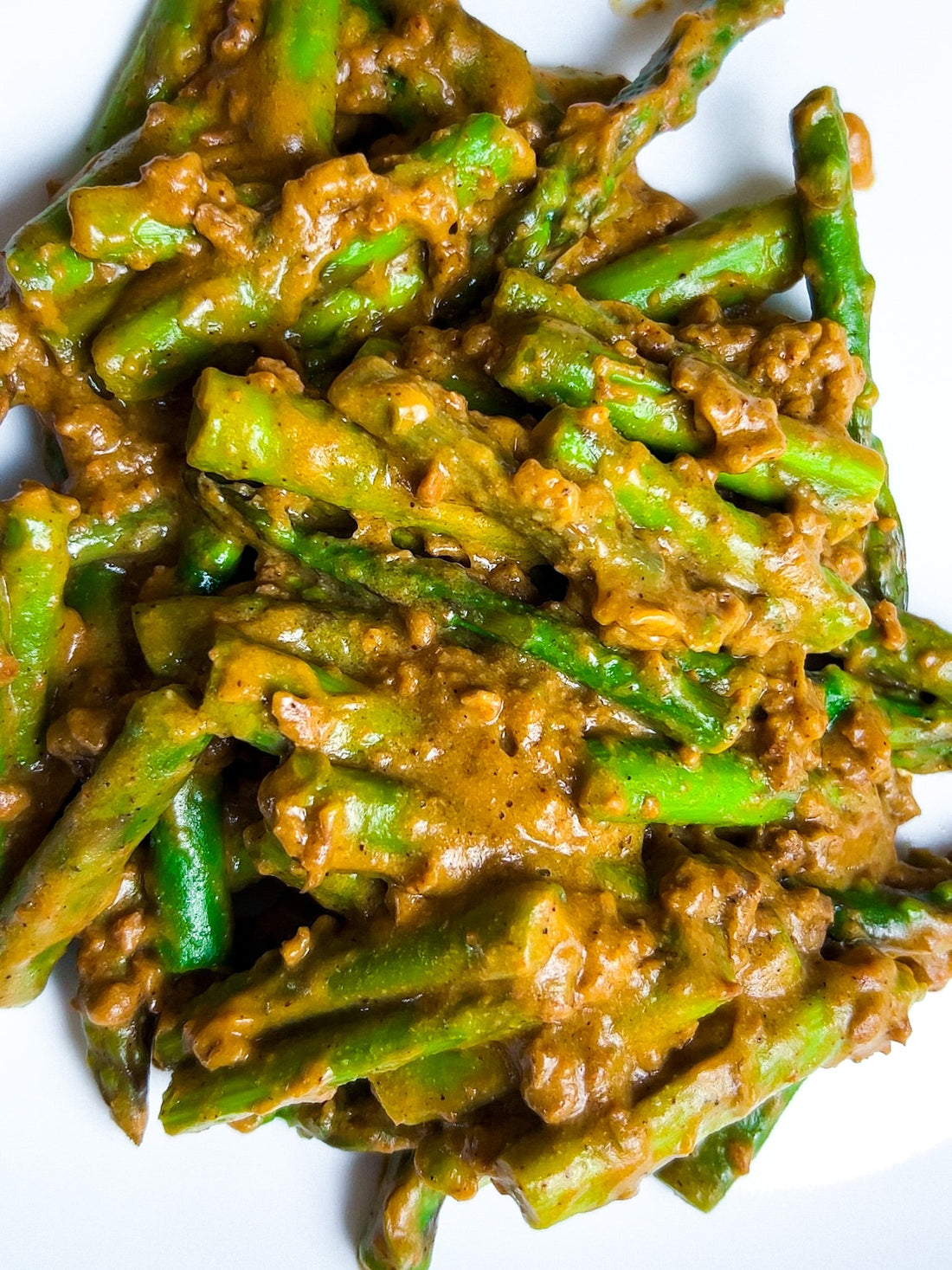 Creamy Asparagus & Chorizo