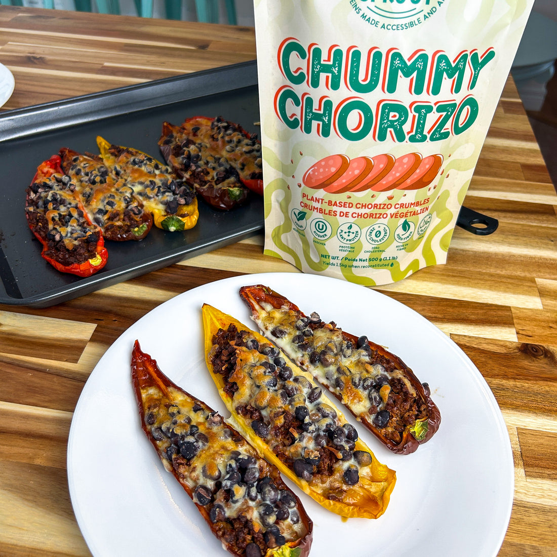 Chorizo Bean Boats